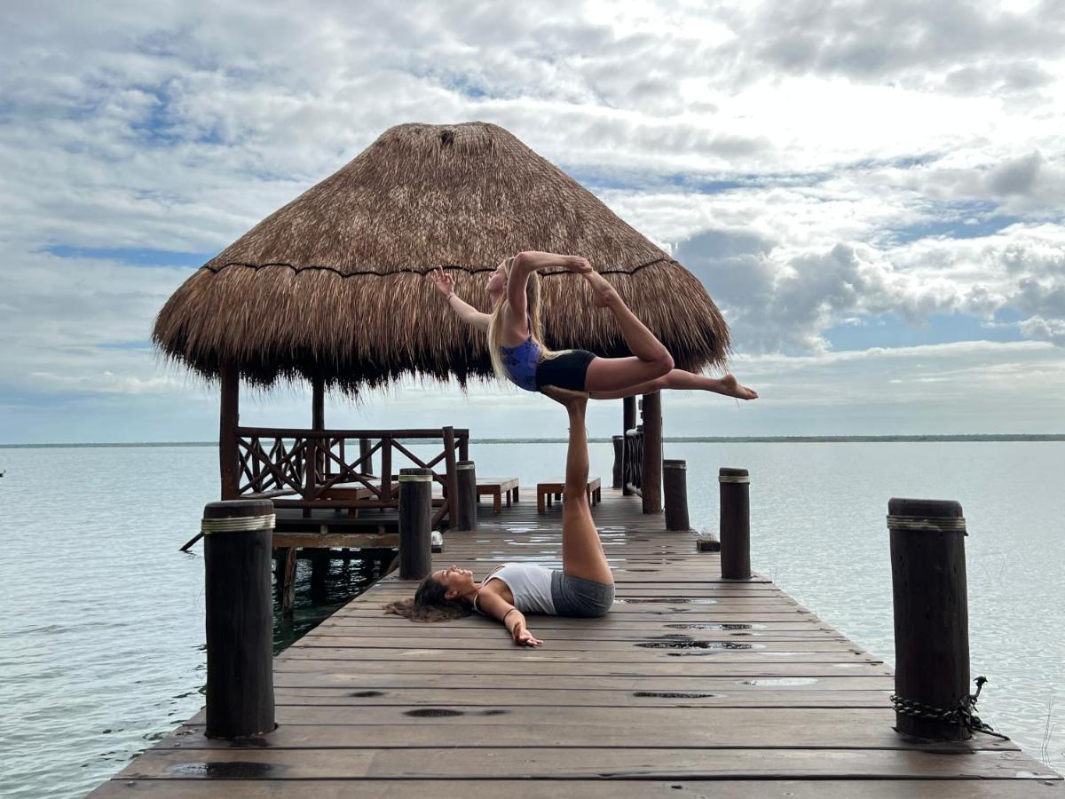Hotel Boutique Las Nubes Bacalar Bagian luar foto