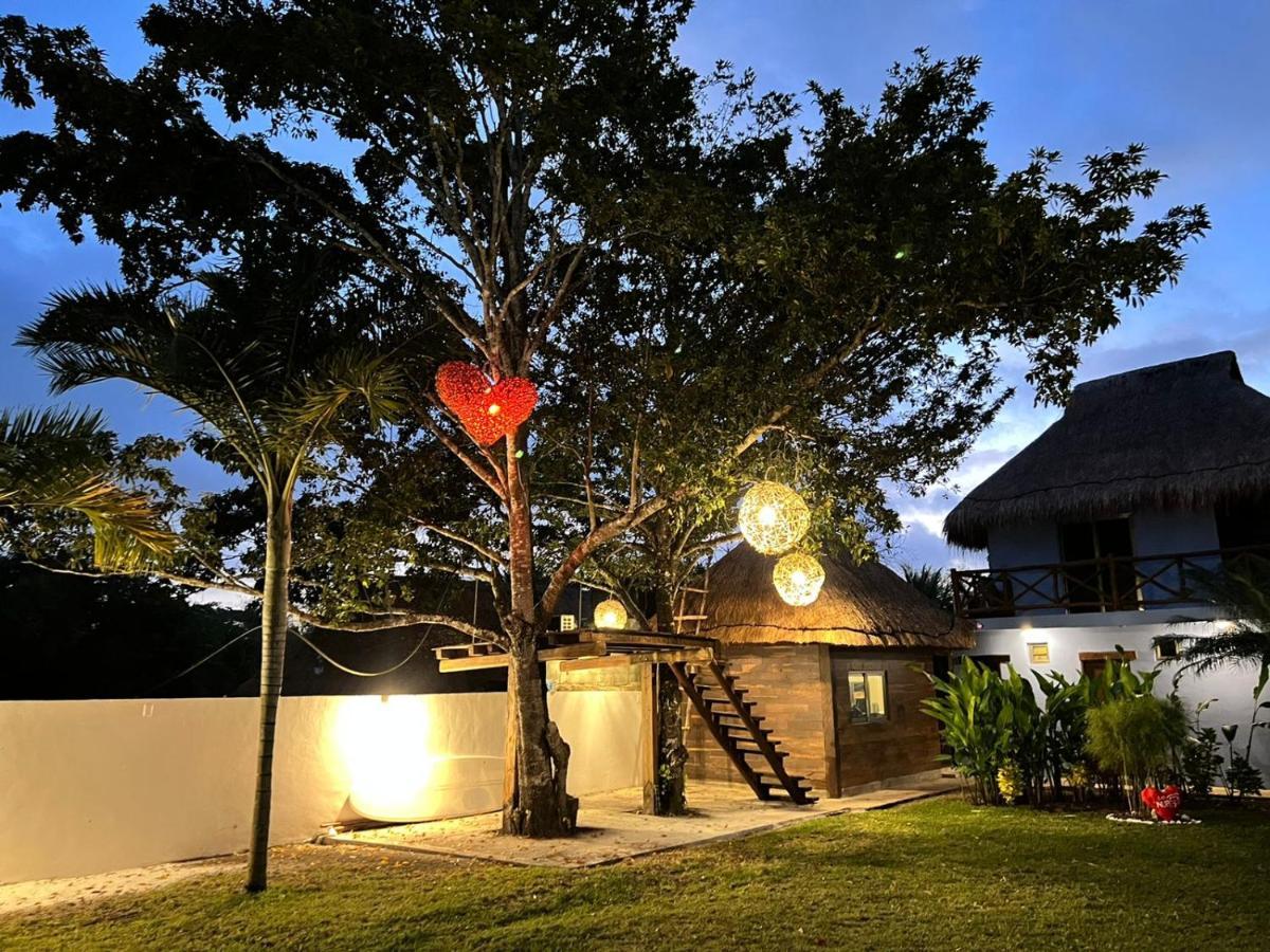 Hotel Boutique Las Nubes Bacalar Bagian luar foto