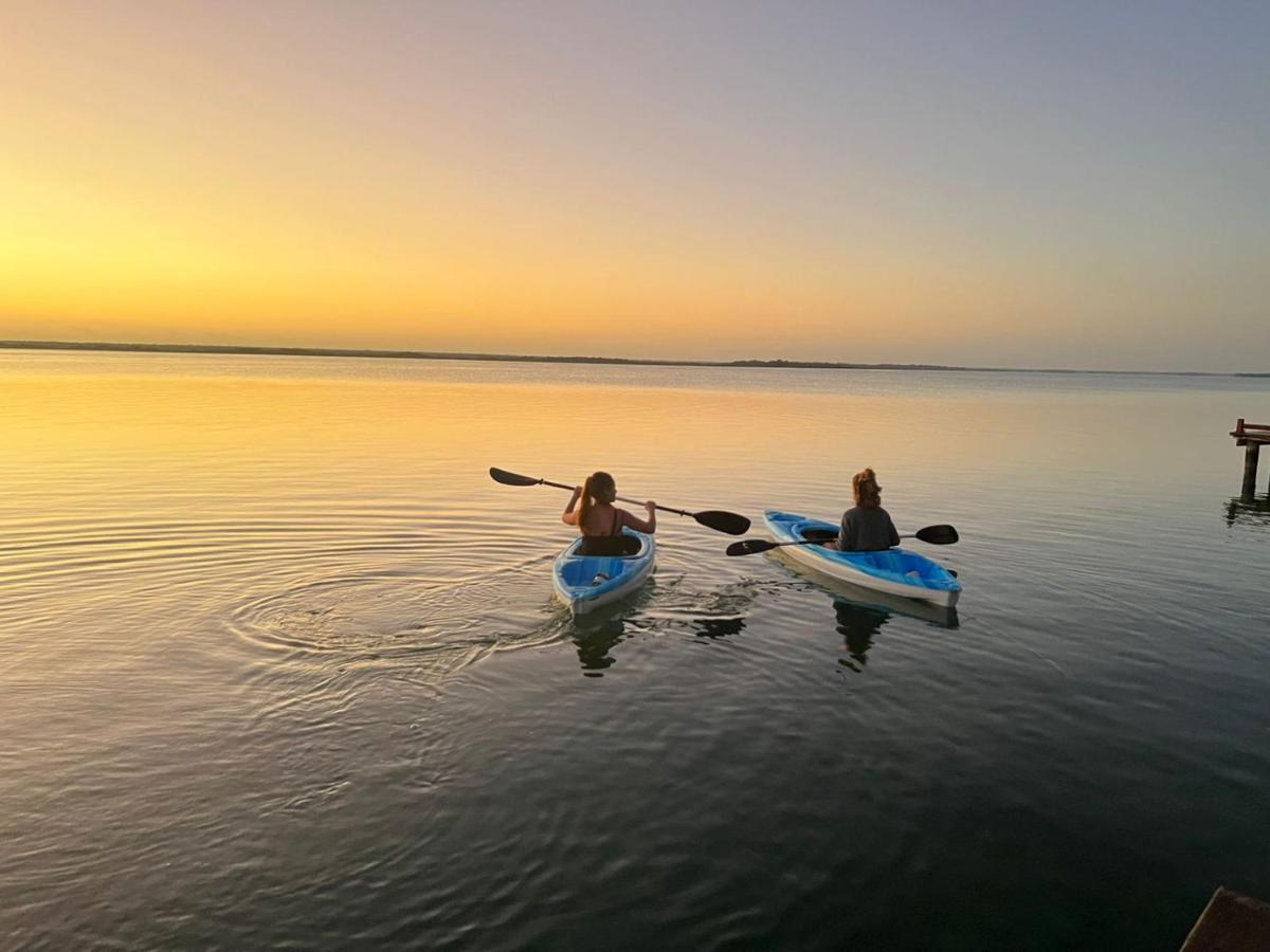 Hotel Boutique Las Nubes Bacalar Bagian luar foto