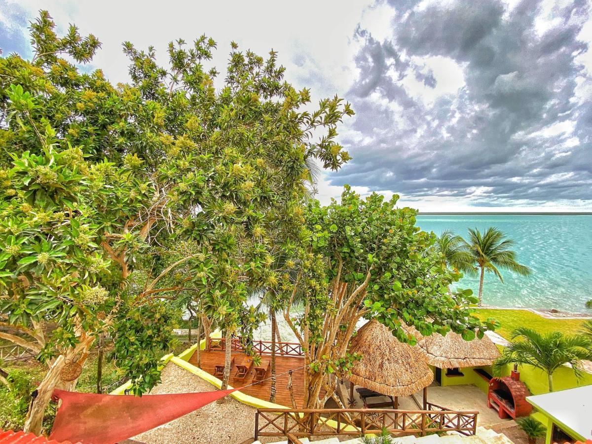 Hotel Boutique Las Nubes Bacalar Bagian luar foto