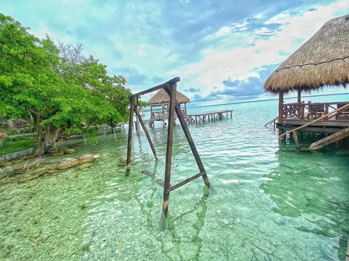 Hotel Boutique Las Nubes Bacalar Bagian luar foto