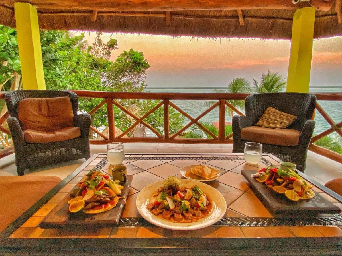Hotel Boutique Las Nubes Bacalar Bagian luar foto