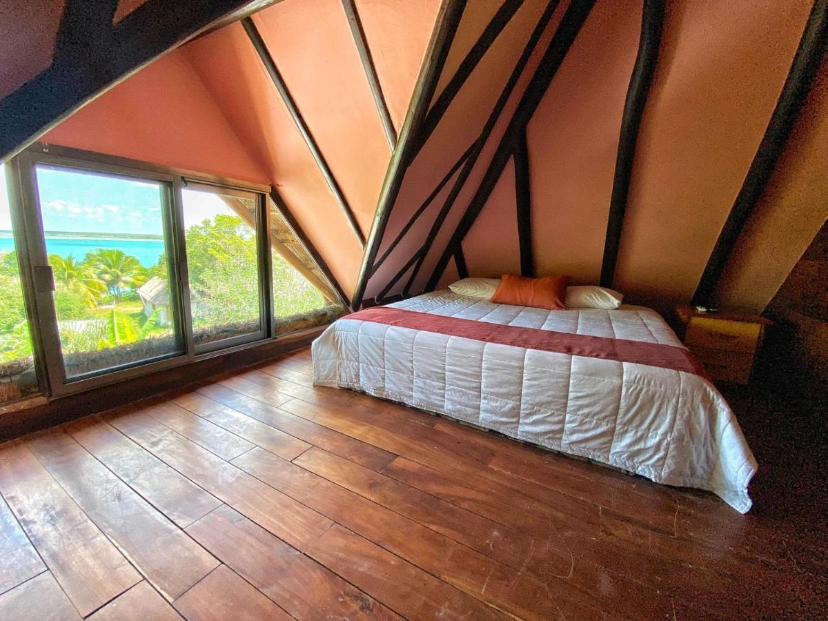 Hotel Boutique Las Nubes Bacalar Bagian luar foto