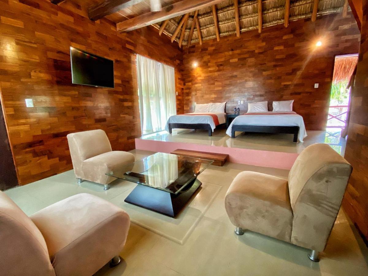 Hotel Boutique Las Nubes Bacalar Bagian luar foto