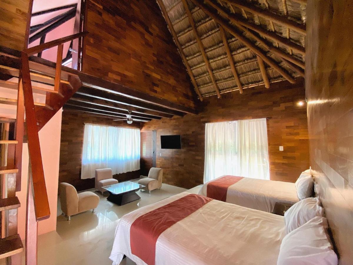 Hotel Boutique Las Nubes Bacalar Bagian luar foto