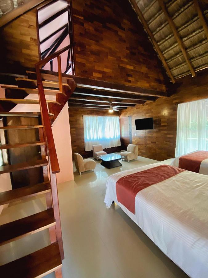 Hotel Boutique Las Nubes Bacalar Bagian luar foto