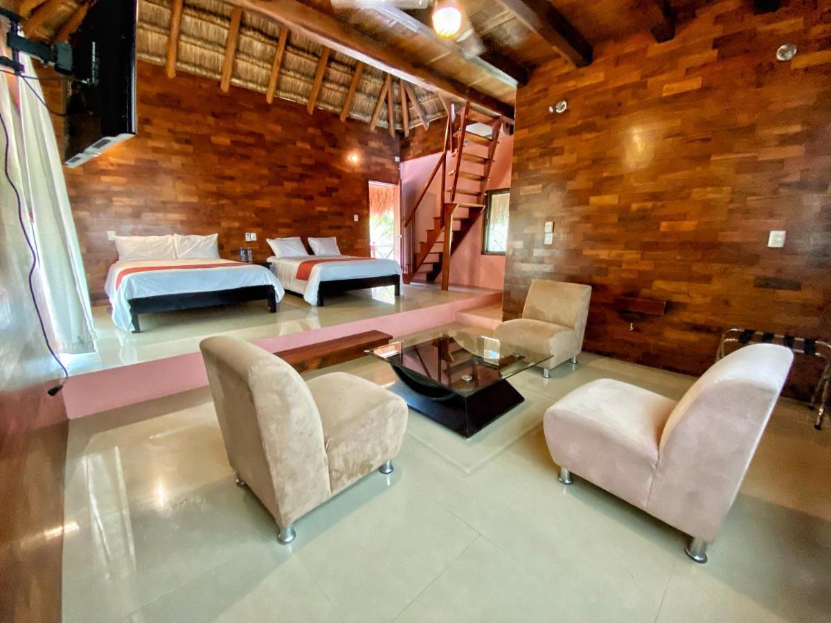Hotel Boutique Las Nubes Bacalar Bagian luar foto