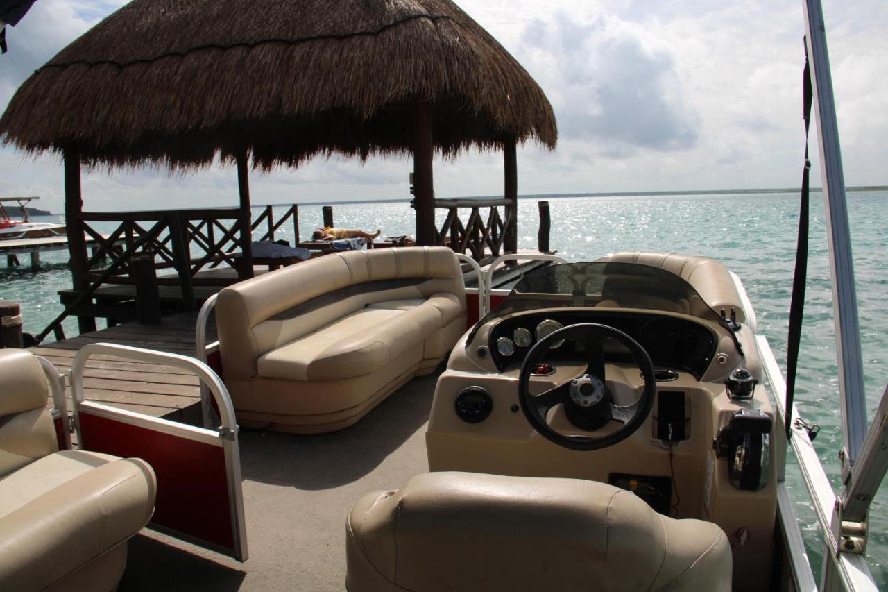 Hotel Boutique Las Nubes Bacalar Bagian luar foto
