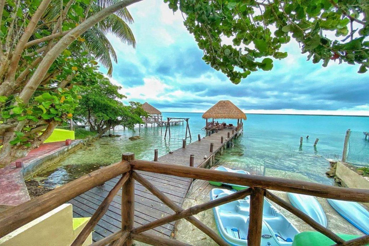 Hotel Boutique Las Nubes Bacalar Bagian luar foto